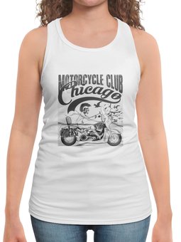 Заказать майку в Москве. Борцовка с полной запечаткой Motorcycles club от THE_NISE  - готовые дизайны и нанесение принтов.