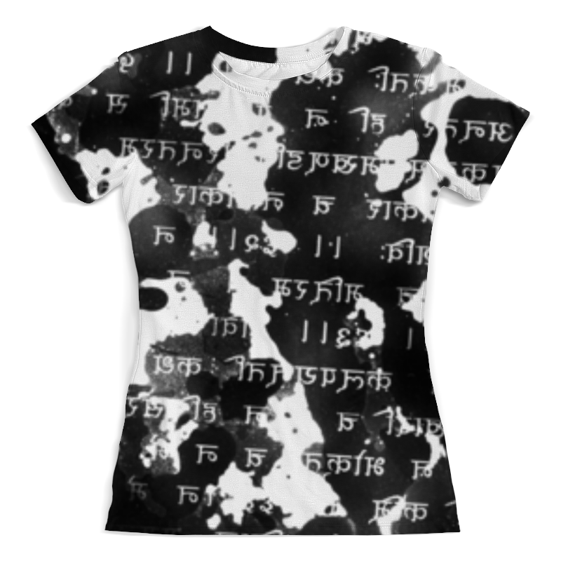 Printio Футболка с полной запечаткой (женская) Письмена (буддизм) printio футболка с полной запечаткой женская письмена буддизм