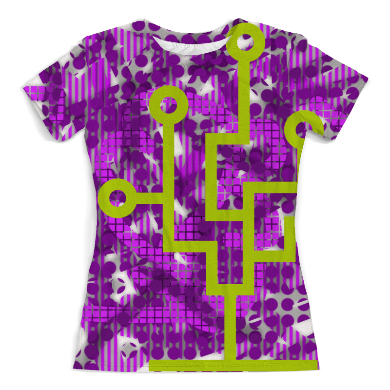 Printio Футболка с полной запечаткой (женская) Геометрия printio футболка с полной запечаткой женская фиолетовая мозаика