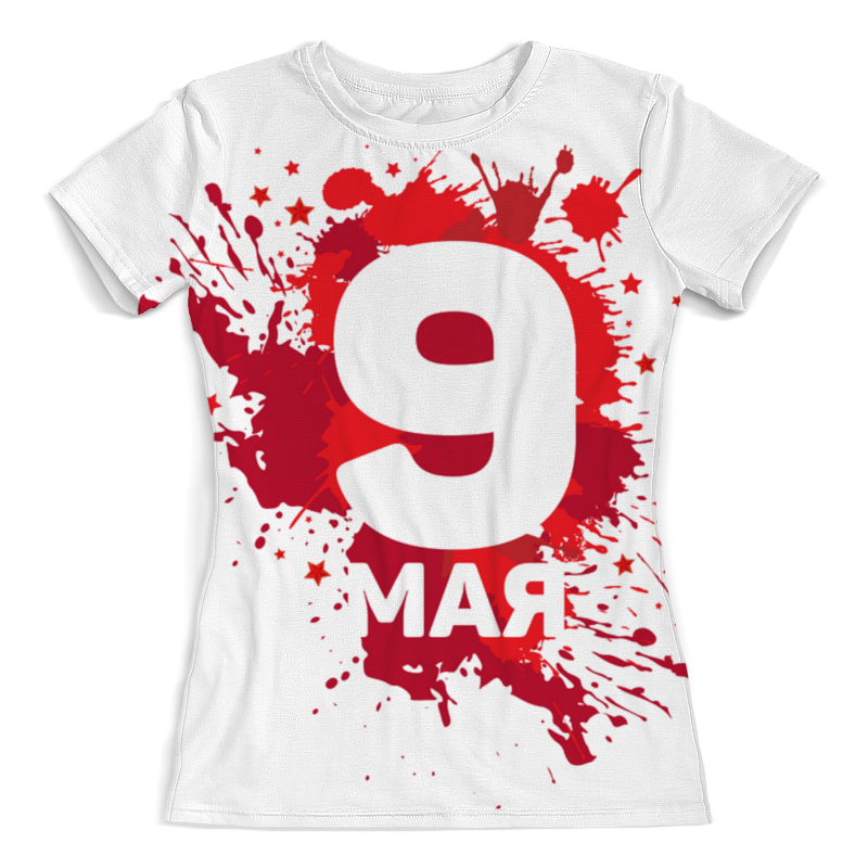 Printio Футболка с полной запечаткой (женская) 9 мая printio футболка с полной запечаткой женская 9 мая