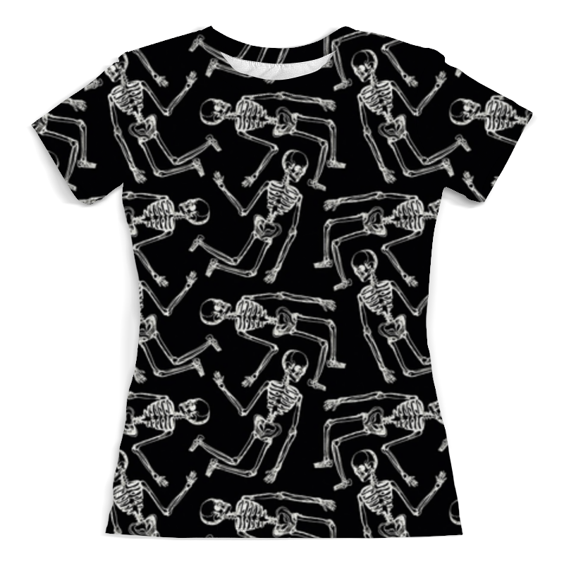 Printio Футболка с полной запечаткой (женская) Скелетоны (1) printio футболка с полной запечаткой для девочек скелетоны