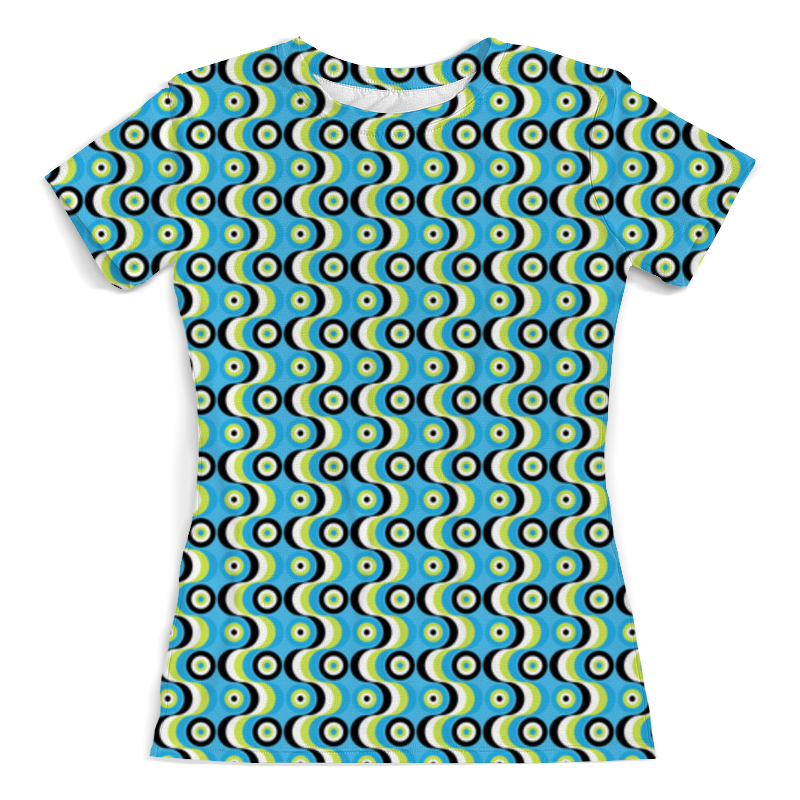 Printio Футболка с полной запечаткой (женская) Волны printio футболка с полной запечаткой женская желто синие волны