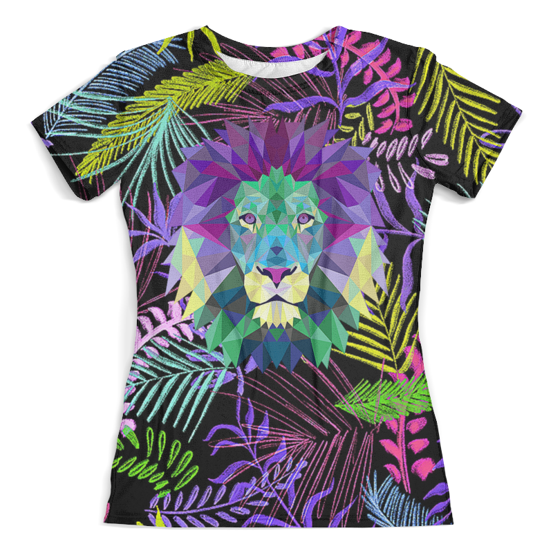 Printio Футболка с полной запечаткой (женская) Lion design printio футболка с полной запечаткой мужская lion design