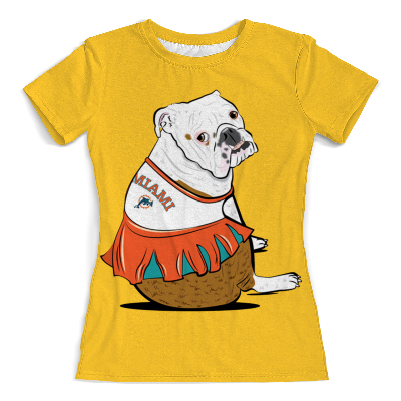 Printio Футболка с полной запечаткой (женская) Собачка на отдыхе (1) printio футболка с полной запечаткой мужская собачка на отдыхе