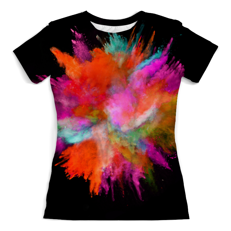 Printio Футболка с полной запечаткой (женская) Взрыв красок printio футболка с полной запечаткой женская взрыв красок