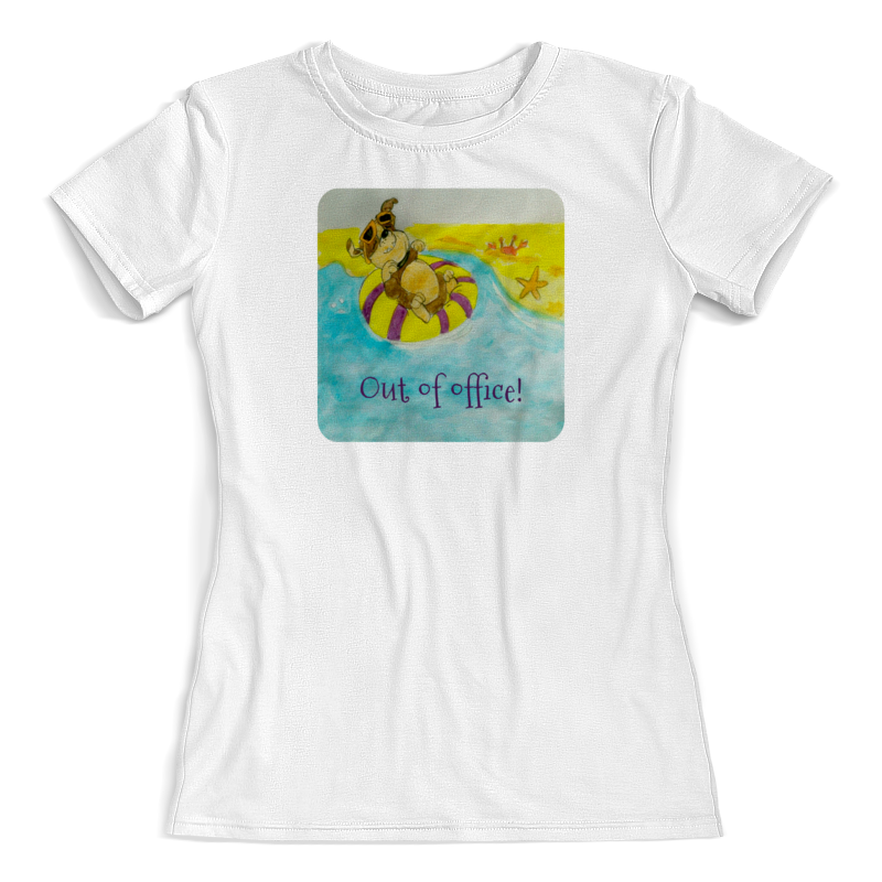 Printio Футболка с полной запечаткой (женская) Хорошего отдыха мужская футболка милая такса отдыхает на море s желтый