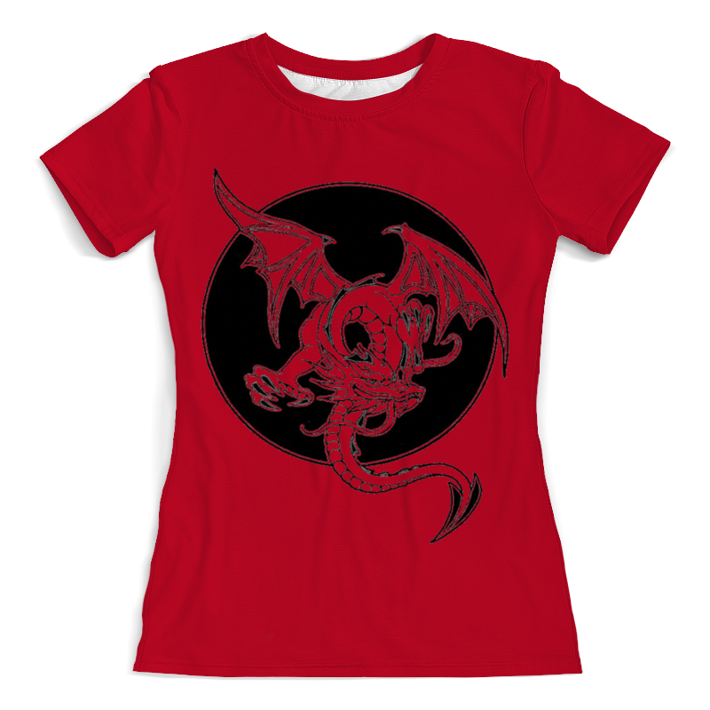 Printio Футболка с полной запечаткой (женская) Дракон printio футболка с полной запечаткой женская глаз дракона
