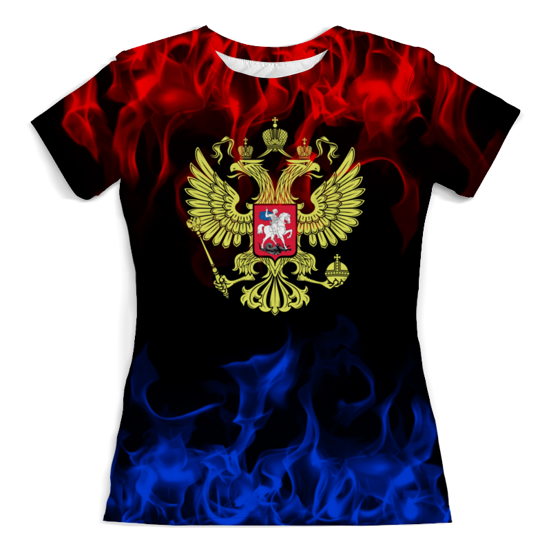 Printio Футболка с полной запечаткой (женская) Россия
