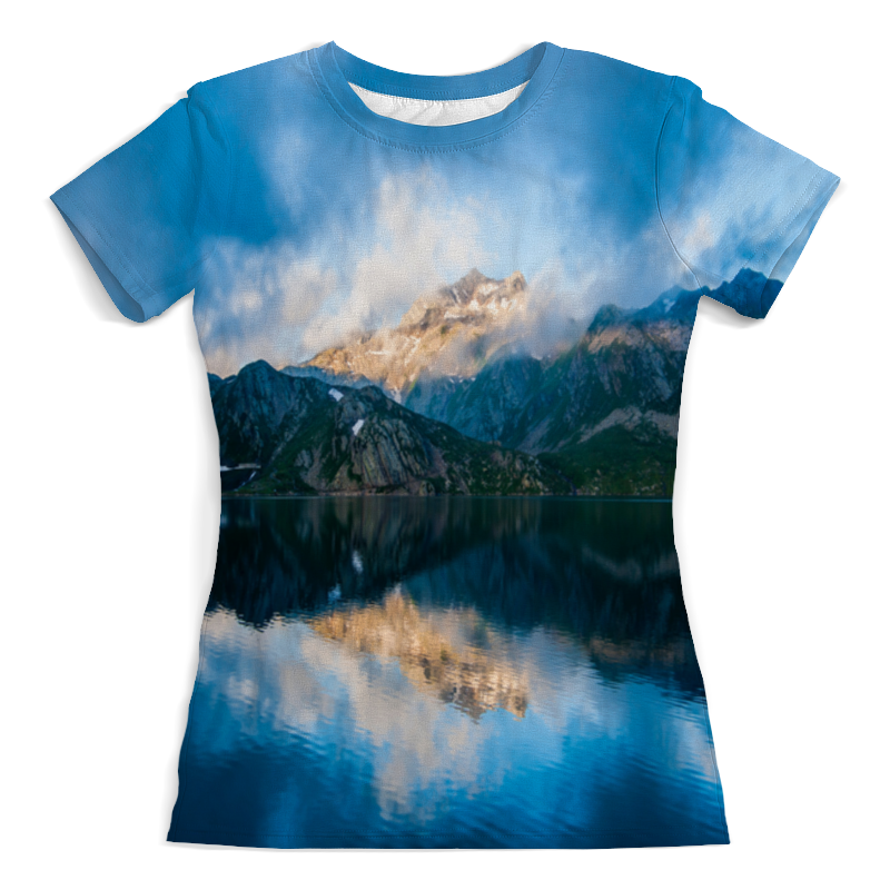 printio футболка с полной запечаткой мужская пейзаж гор Printio Футболка с полной запечаткой (женская) Пейзаж гор