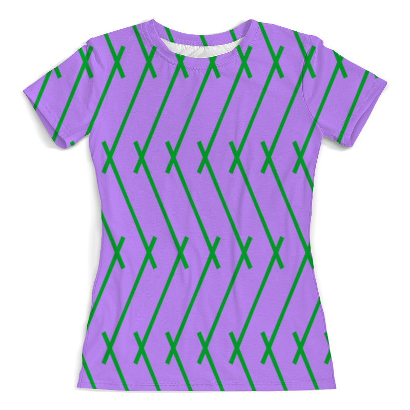 Printio Футболка с полной запечаткой (женская) Зеленые полосы printio футболка с полной запечаткой женская зеленые полосы