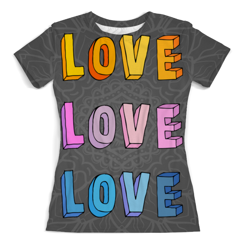 Printio Футболка с полной запечаткой (женская) It's my love-love printio футболка с полной запечаткой женская love love