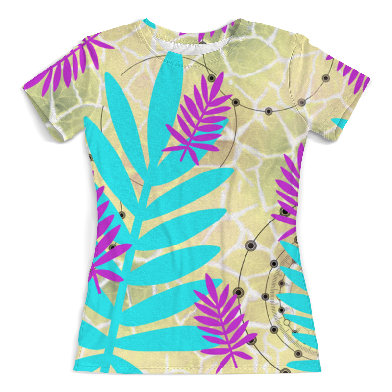 Printio Футболка с полной запечаткой (женская) Тропикана