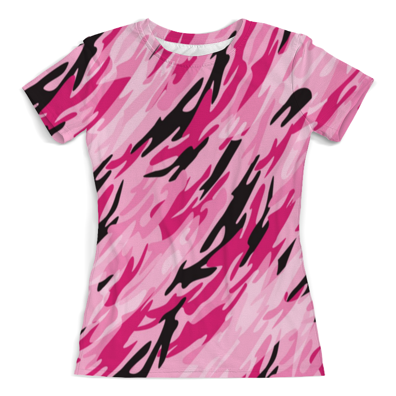 Printio Футболка с полной запечаткой (женская) Pink camo printio футболка с полной запечаткой для мальчиков urban camo