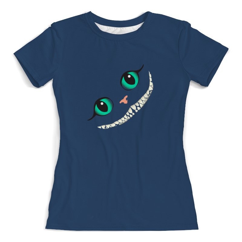 Printio Футболка с полной запечаткой (женская) Улыбка кота printio футболка с полной запечаткой мужская улыбка с языком