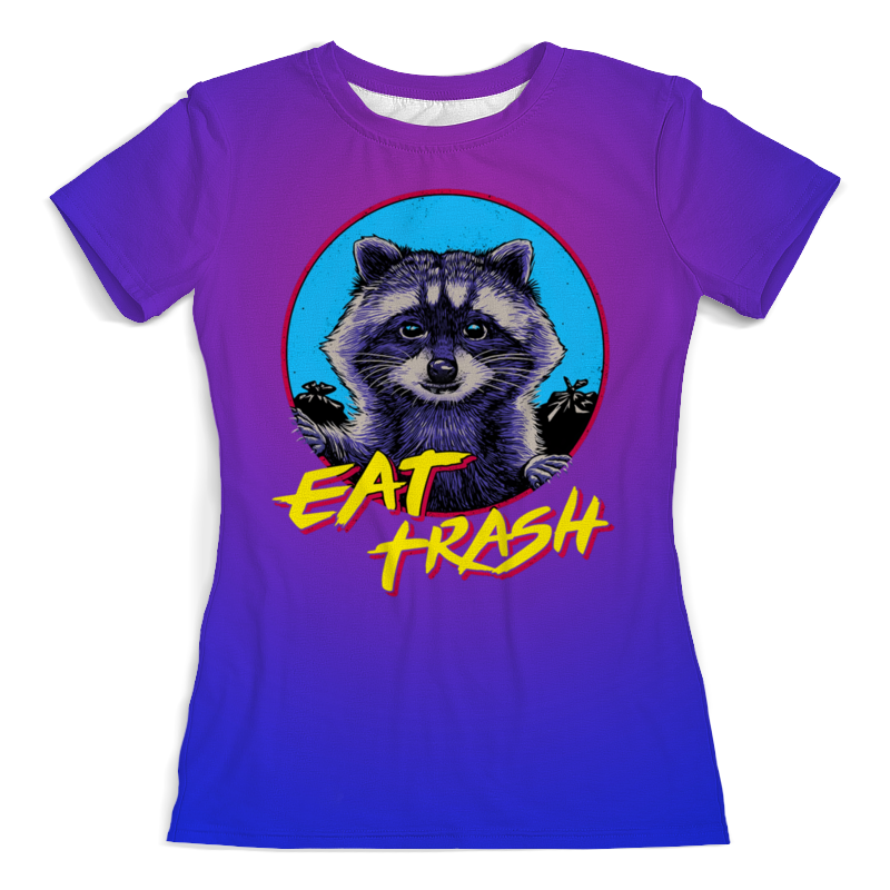 Printio Футболка с полной запечаткой (женская) Енотик