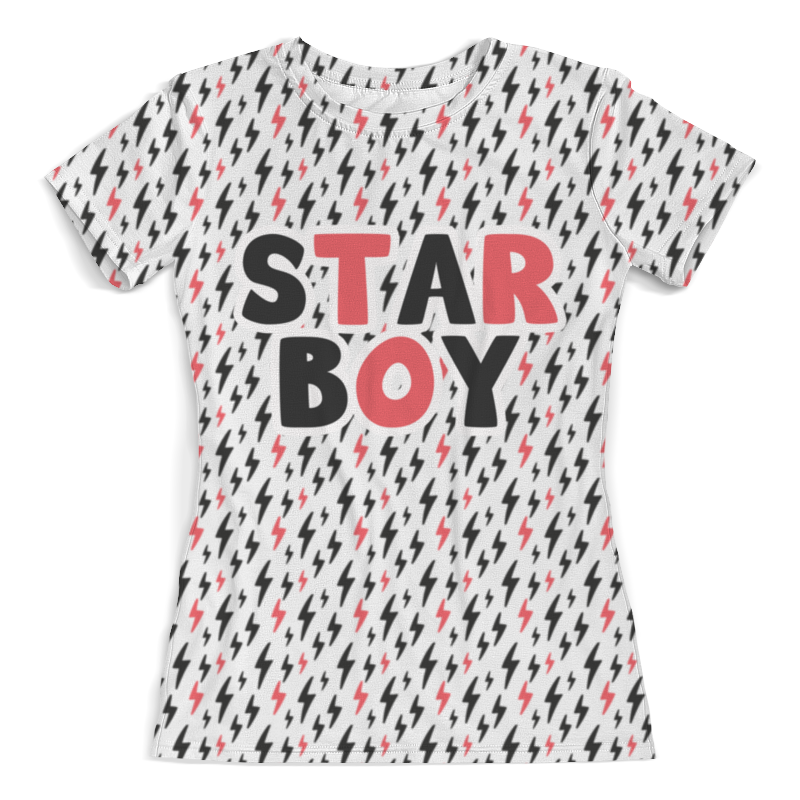 printio футболка с полной запечаткой для мальчиков starboy Printio Футболка с полной запечаткой (женская) Starboy