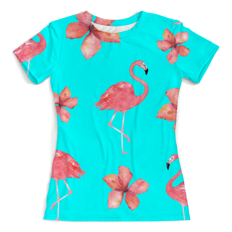 Printio Футболка с полной запечаткой (женская) Фламинго printio футболка с полной запечаткой женская mood фламинго радуга