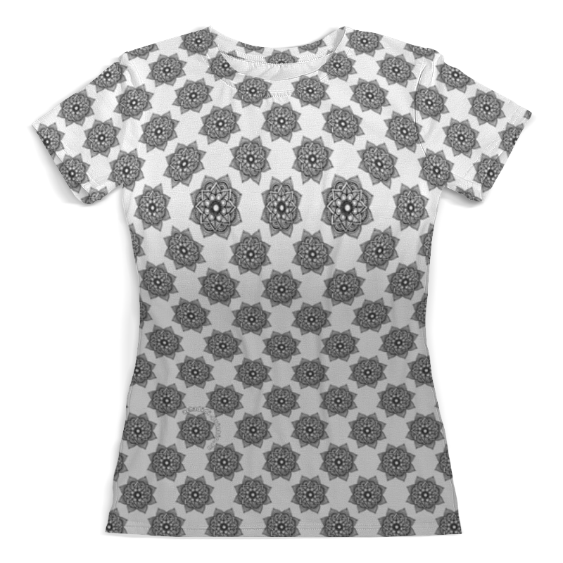 Printio Футболка с полной запечаткой (женская) Этнический орнамент, изменяющий линии тела printio футболка с полной запечаткой для девочек девушка в стиле этно