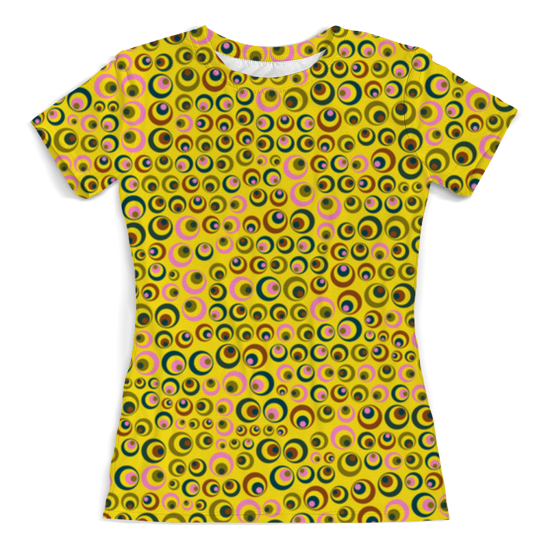 Printio Футболка с полной запечаткой (женская) Круги printio футболка с полной запечаткой женская блестящие круги