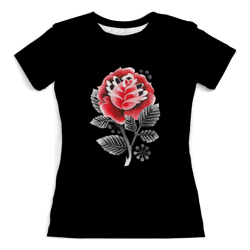 Printio Футболка с полной запечаткой (женская) Цветок printio футболка с полной запечаткой женская черный цветок