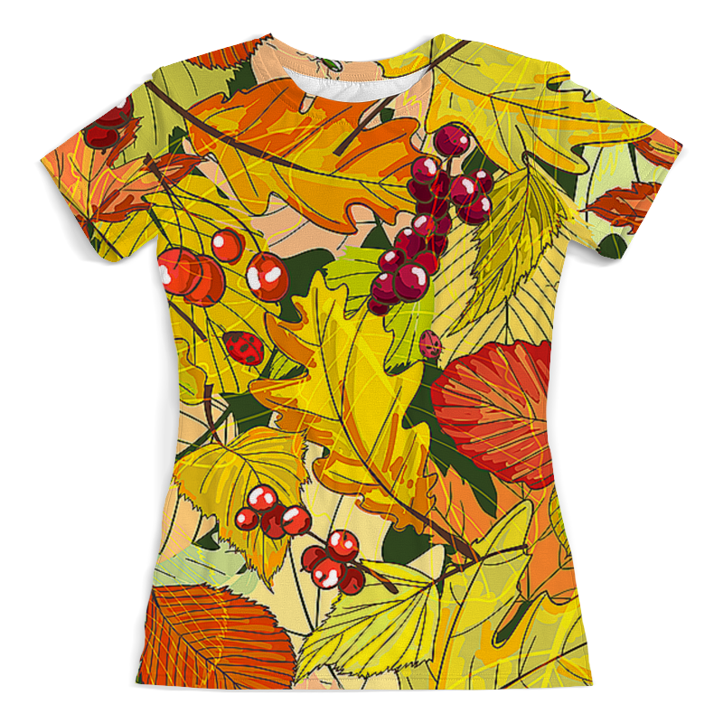 Printio Футболка с полной запечаткой (женская) Осень printio футболка с полной запечаткой женская золотая осень