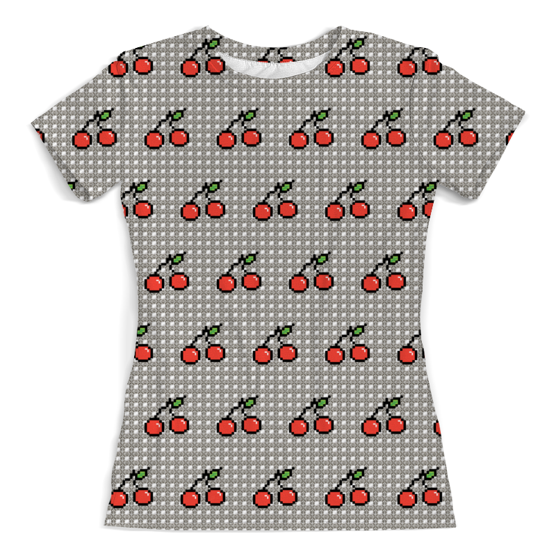 Printio Футболка с полной запечаткой (женская) Серебро стразы вишня красная ягода printio футболка с полной запечаткой женская вишня