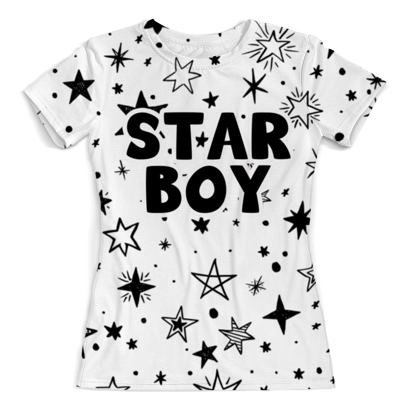 Printio Футболка с полной запечаткой (женская) Starboy printio футболка с полной запечаткой для девочек starboy