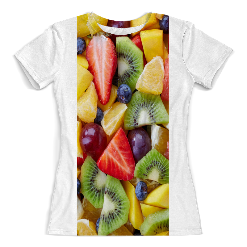 Printio Футболка с полной запечаткой (женская) Фрукты. printio футболка с полной запечаткой для девочек фруктовая