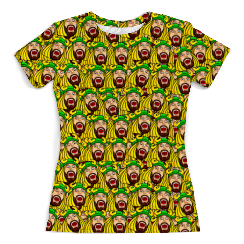 Printio Футболка с полной запечаткой (женская) meme паттерн printio футболка с полной запечаткой женская meme лиса