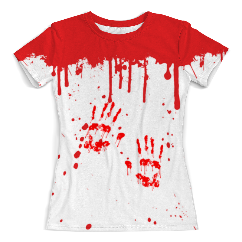 Printio Футболка с полной запечаткой (женская) Кровь printio футболка с полной запечаткой для девочек кровь