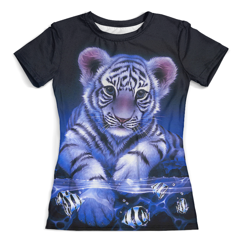 Printio Футболка с полной запечаткой (женская) Тигренок
