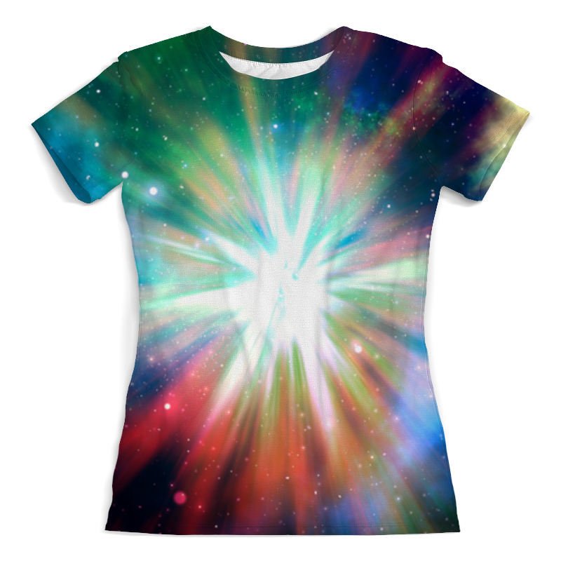Printio Футболка с полной запечаткой (женская) Космическая вспышка printio футболка с полной запечаткой женская звёзды