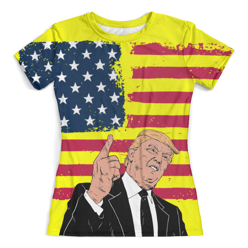 Printio Футболка с полной запечаткой (женская) Дональд трамп printio толстовка с полной запечаткой дональд трамп