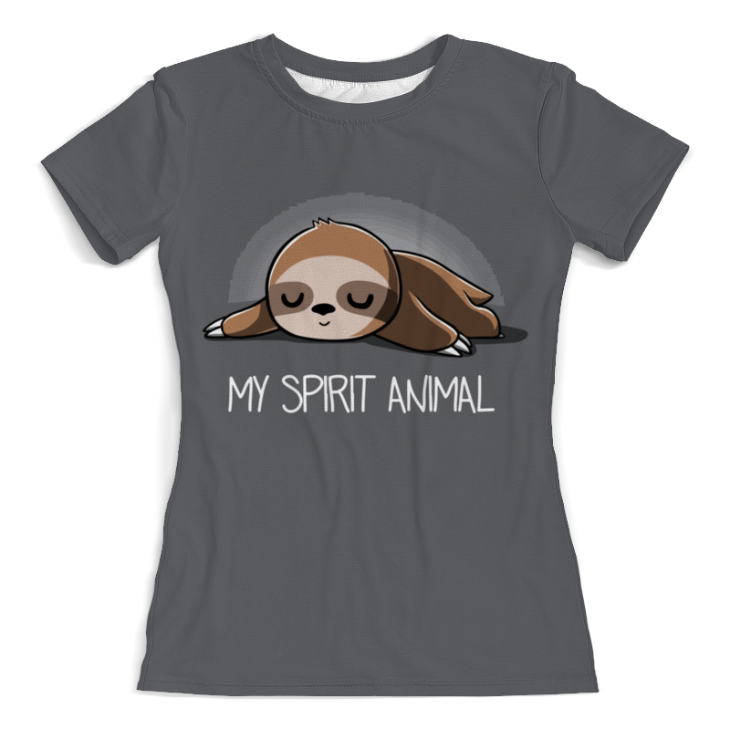 printio футболка с полной запечаткой для девочек мое духовное животное Printio Футболка с полной запечаткой (женская) Мое духовное животное