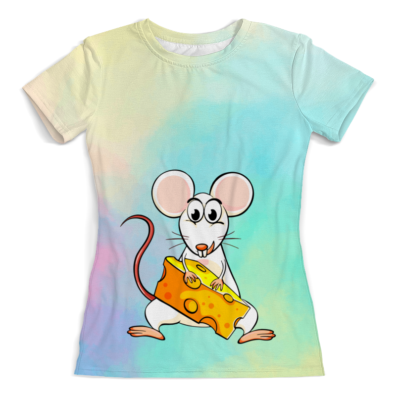 Printio Футболка с полной запечаткой (женская) Мышонок