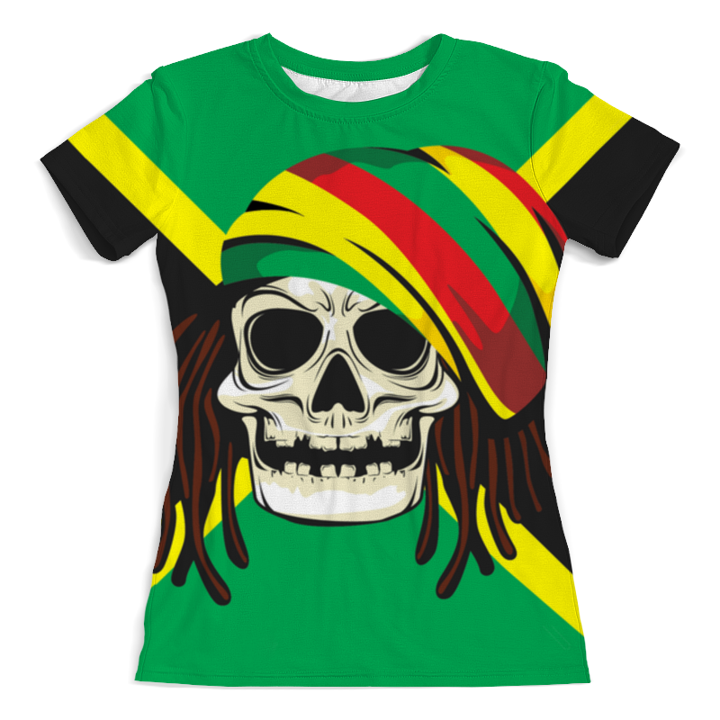 Printio Футболка с полной запечаткой (женская) Растафари