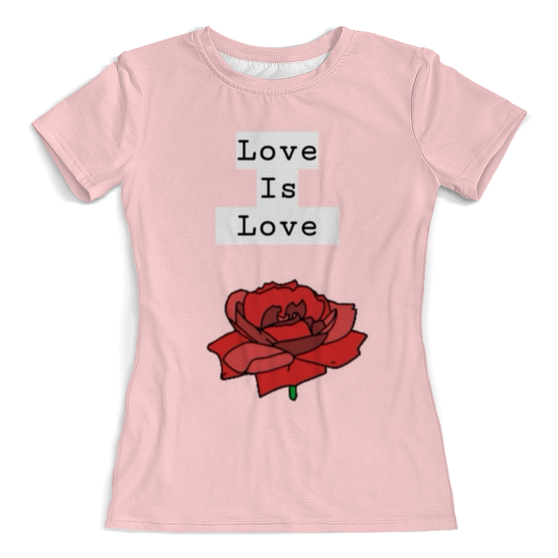 Printio Футболка с полной запечаткой (женская) Футболка love is love printio футболка с полной запечаткой женская надпись love