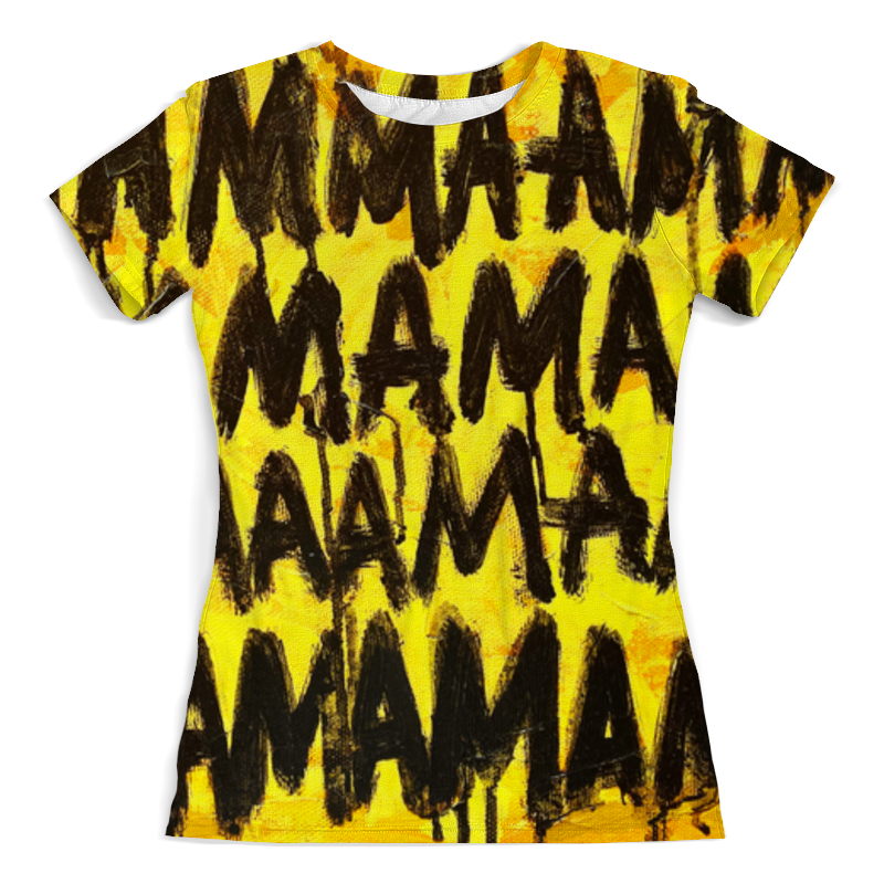 Printio Футболка с полной запечаткой (женская) Мама - мамочка printio футболка с полной запечаткой женская мама лучшее слово на свете