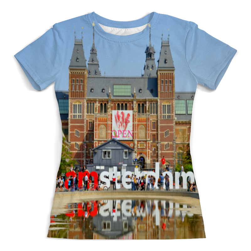 Printio Футболка с полной запечаткой (женская) Амстердам printio футболка с полной запечаткой мужская амстердам 2