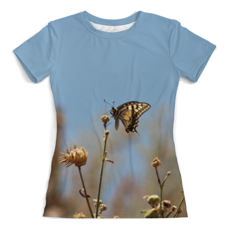 Printio Футболка с полной запечаткой (женская) Бабочка махаон printio футболка с полной запечаткой женская бабочка махаон
