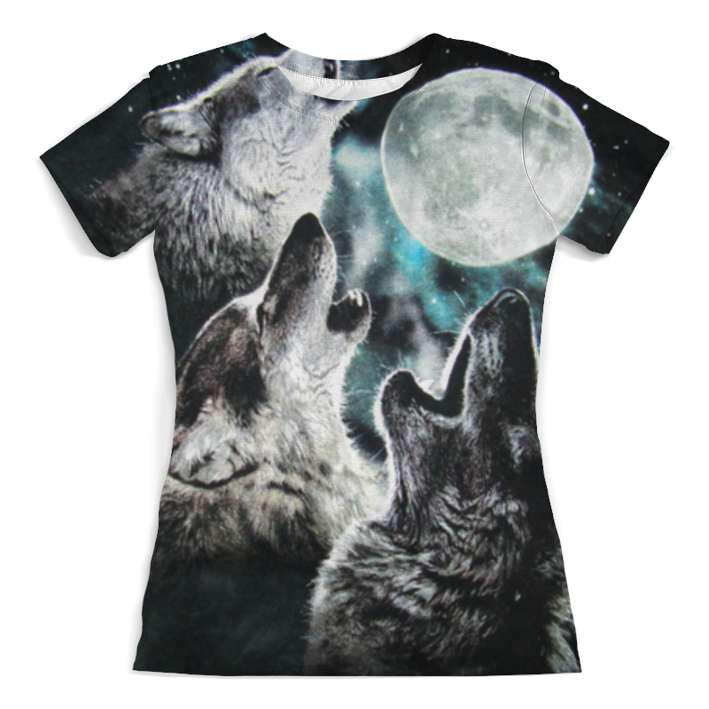 Printio Футболка с полной запечаткой (женская) Волки printio футболка с полной запечаткой женская волки ночь