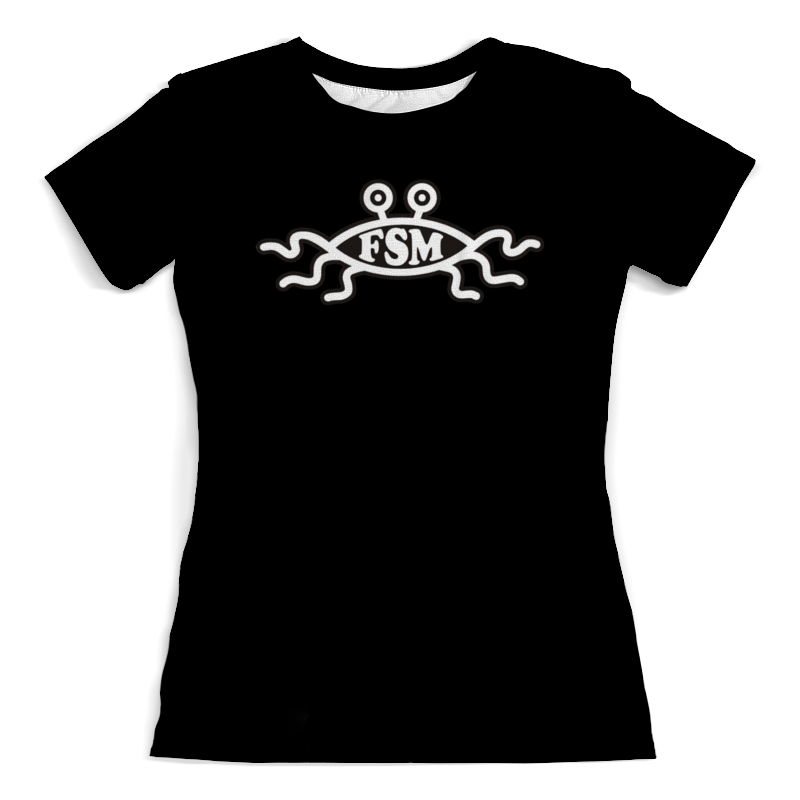 Printio Футболка с полной запечаткой (женская) Символ пастафарианства printio футболка с полной запечаткой женская символ россии