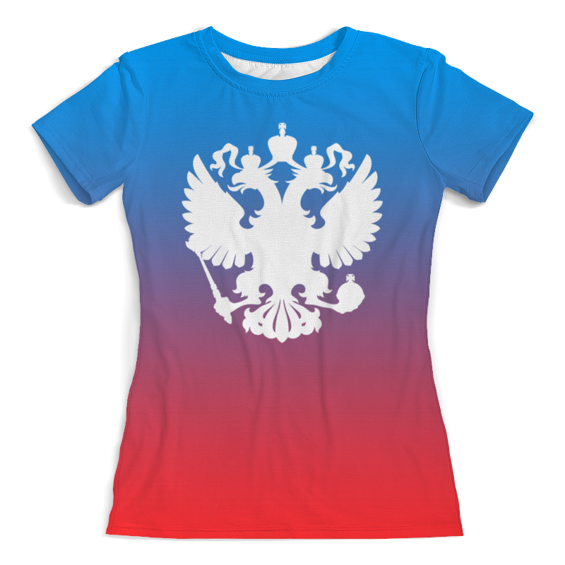 Printio Футболка с полной запечаткой (женская) Герб россии printio футболка с полной запечаткой женская символ россии