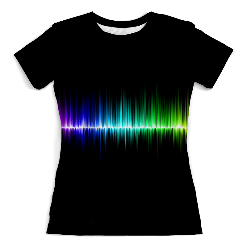Printio Футболка с полной запечаткой (женская) Волна printio футболка с полной запечаткой женская звуковая волна