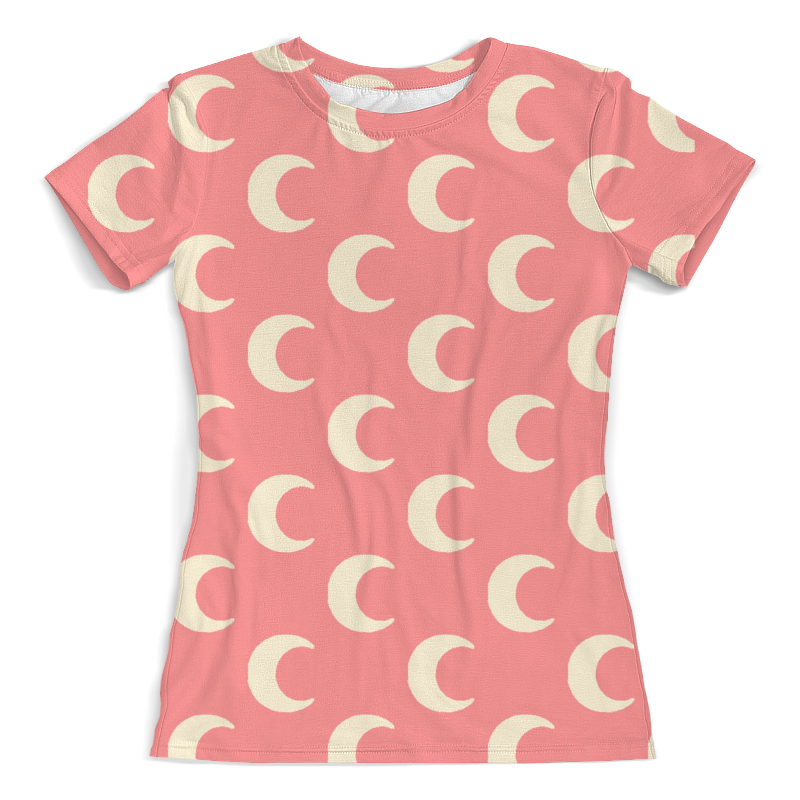 Printio Футболка с полной запечаткой (женская) Футболка розовая moon print printio футболка с полной запечаткой женская полуночный moon print