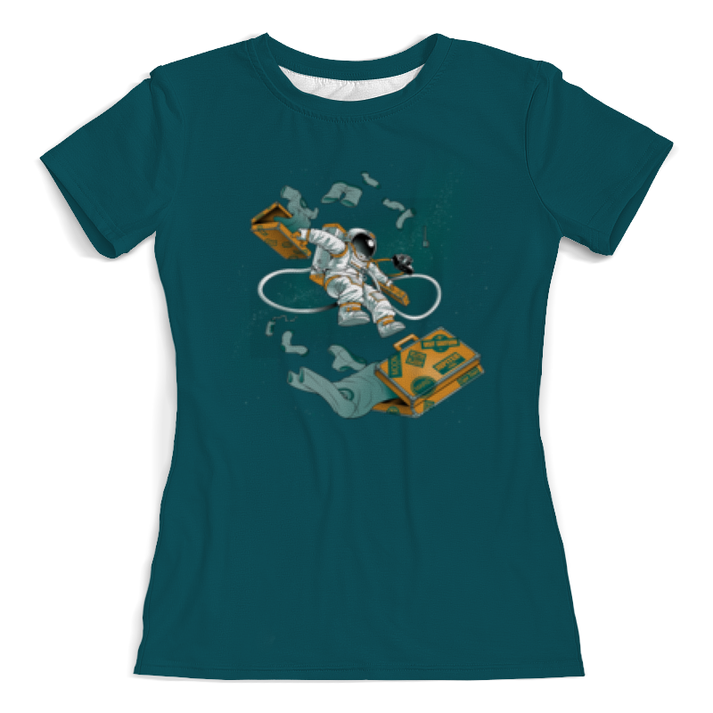 Printio Футболка с полной запечаткой (женская) Космический турист printio футболка с полной запечаткой женская космический турист
