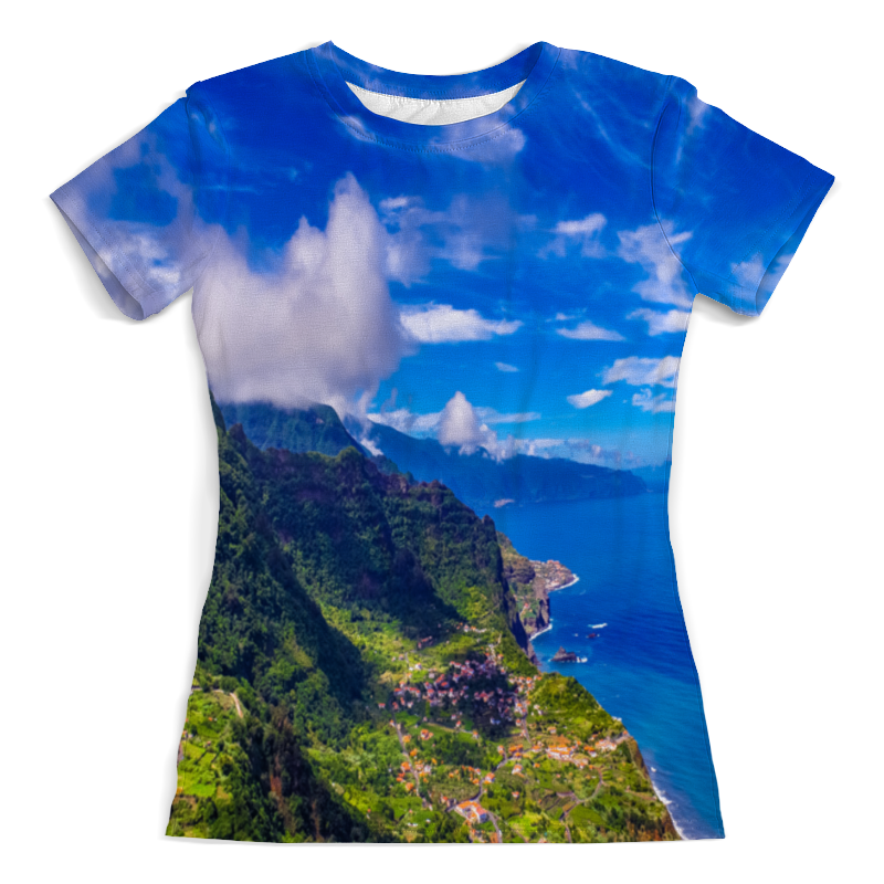 Printio Футболка с полной запечаткой (женская) Остров printio футболка с полной запечаткой женская остров
