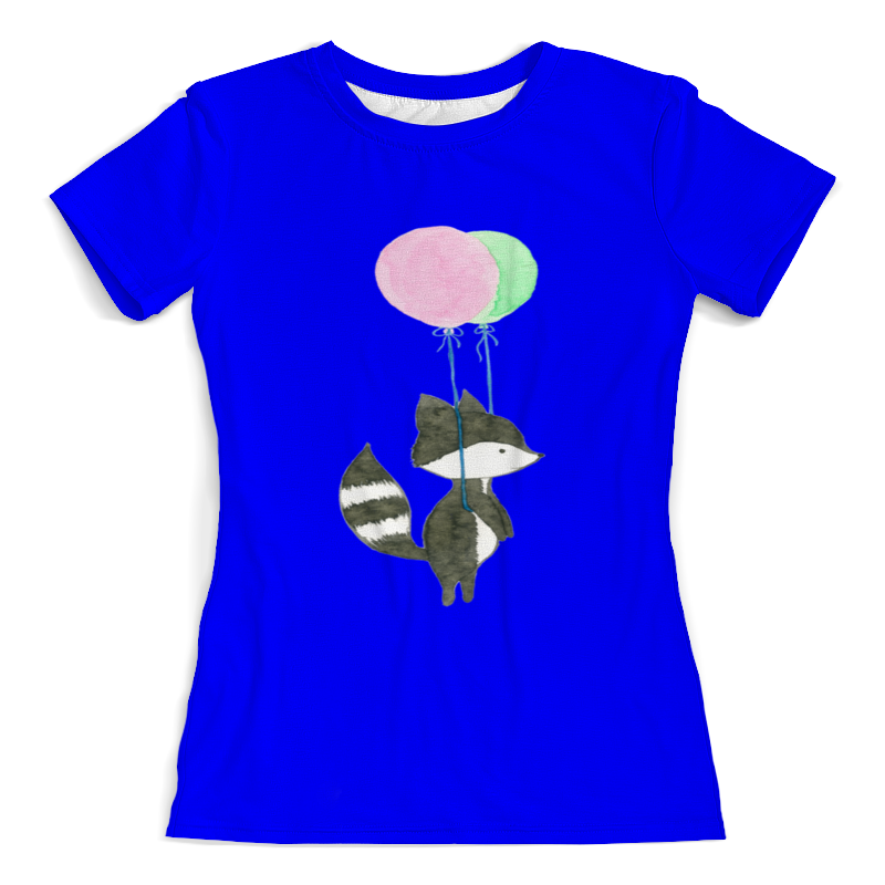 Printio Футболка с полной запечаткой (женская) Енотик printio футболка с полной запечаткой женская енотик