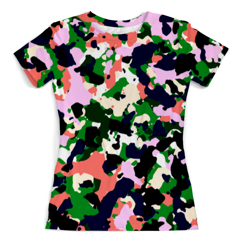 Printio Футболка с полной запечаткой (женская) Разноцветный камуфляж printio футболка с полной запечаткой женская разноцветный камуфляж