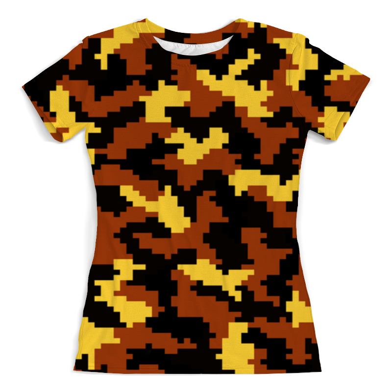 Printio Футболка с полной запечаткой (женская) Пиксели-пустыня printio футболка с полной запечаткой женская пиксели пустыня